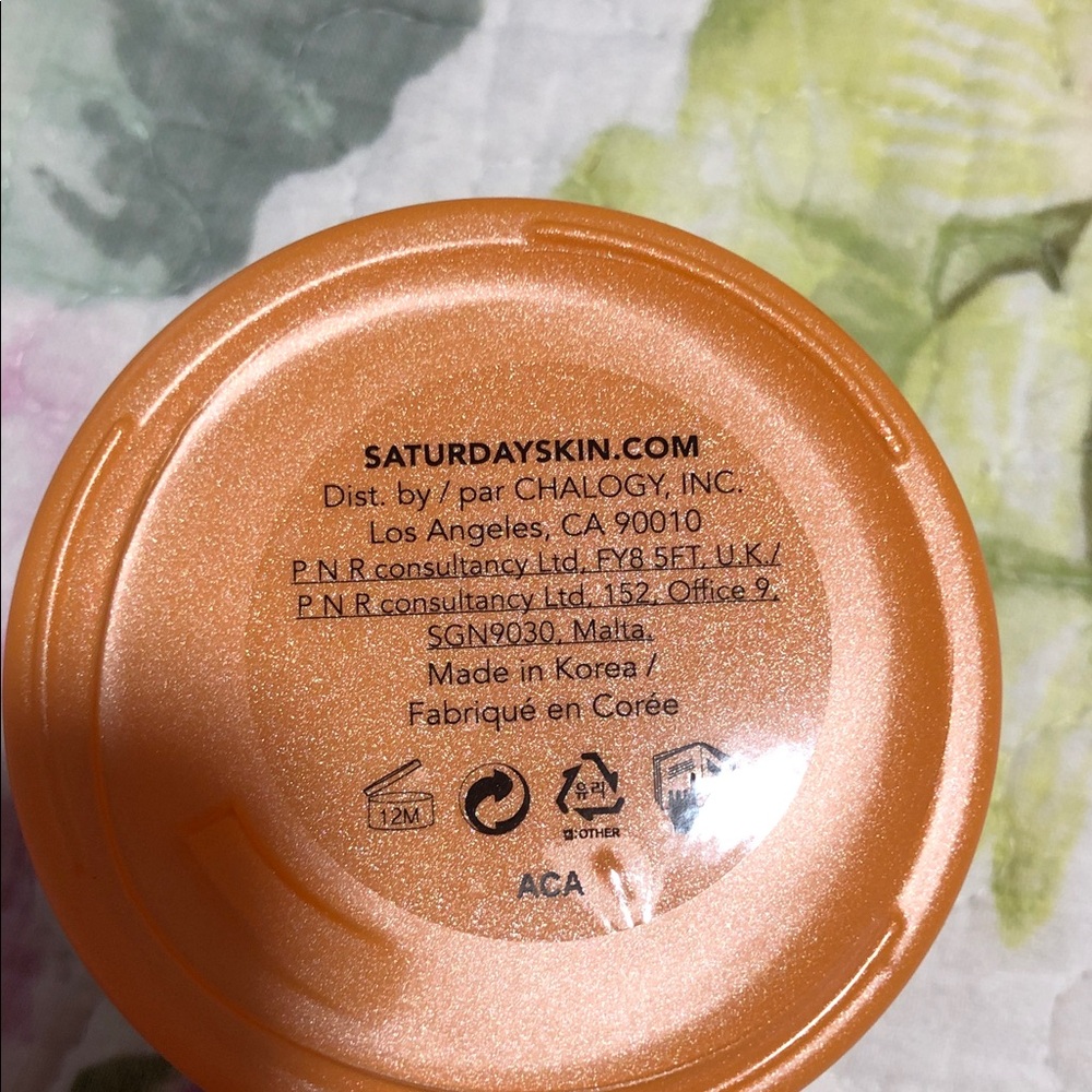 Saturday Skin Carrot + niacinamide Moisturizing Cream new in box - Picture 6 of 6